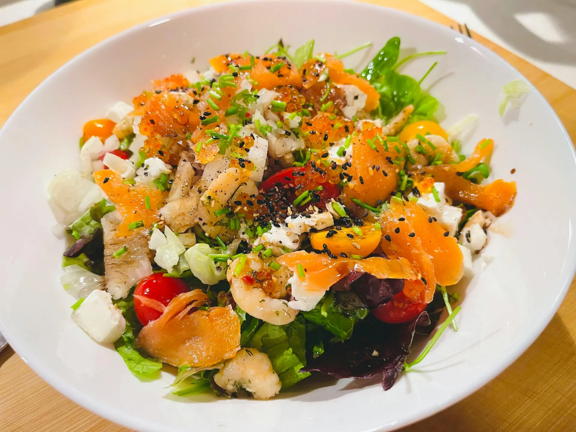 Salade de saumon